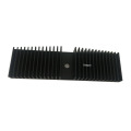 6061 6063 aluminum extrusion anodized black heat sink